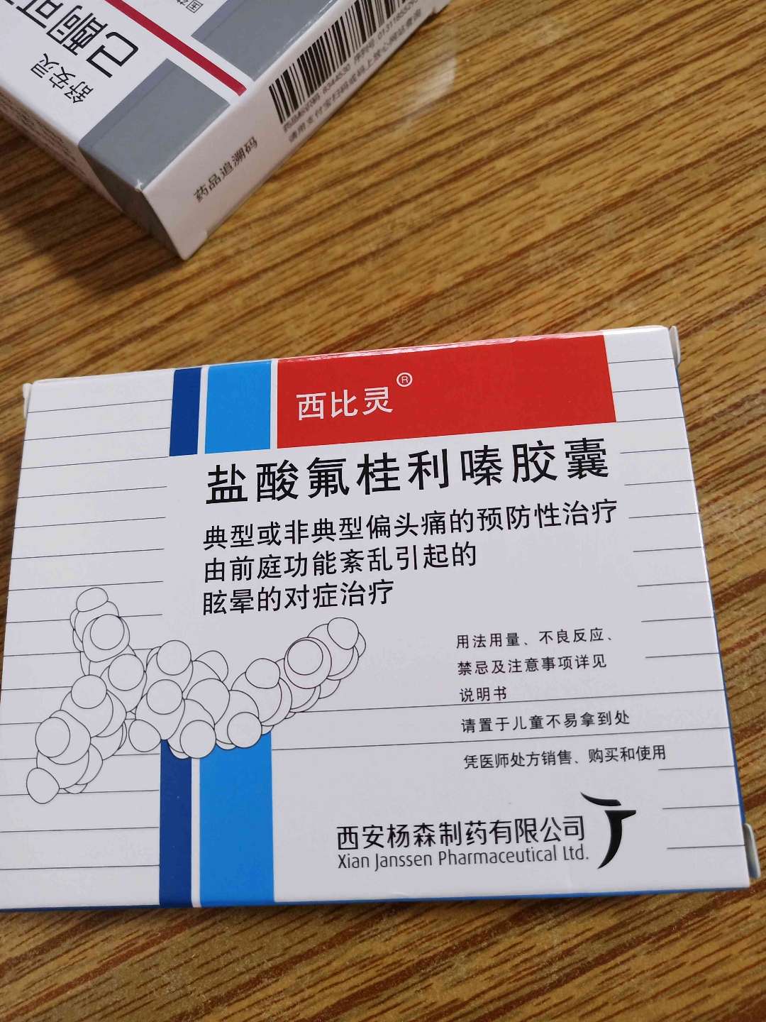 盐酸氟桂利嗪胶囊(西比灵)
