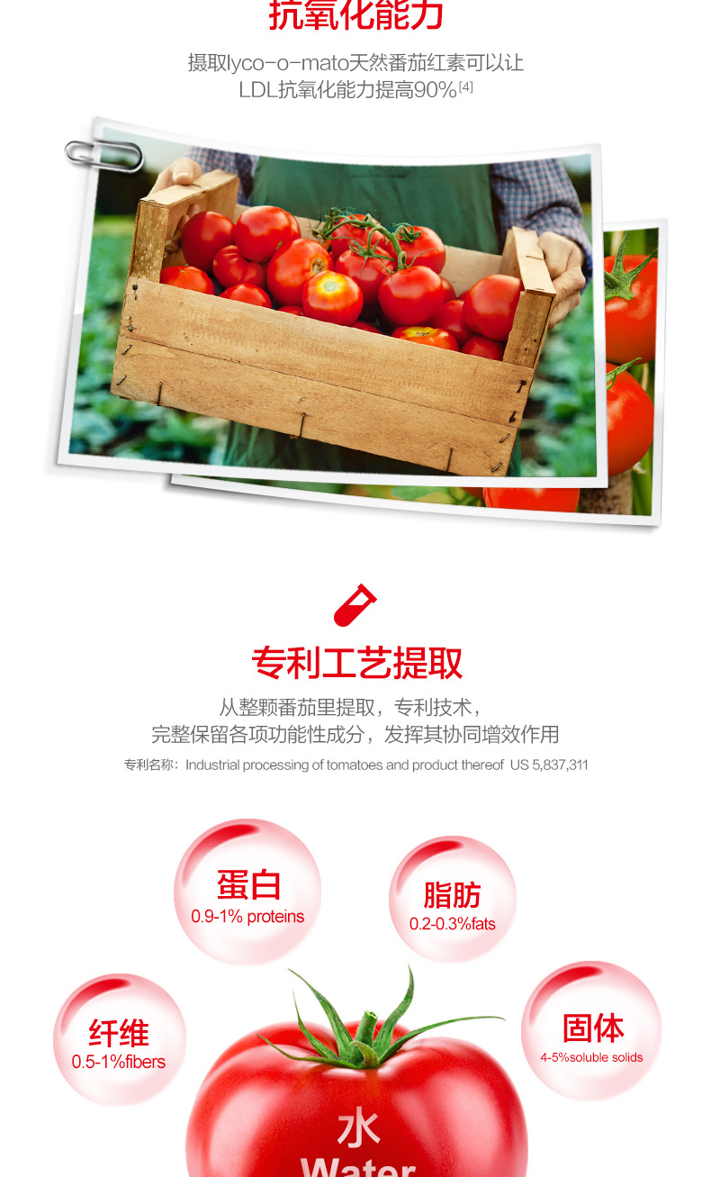 【抗疲劳备孕性福】番茄红素维生素E软胶囊(汤臣倍健)