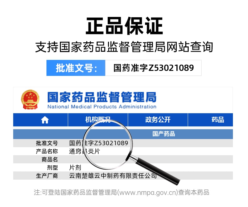 通窍鼻炎片(云中)
