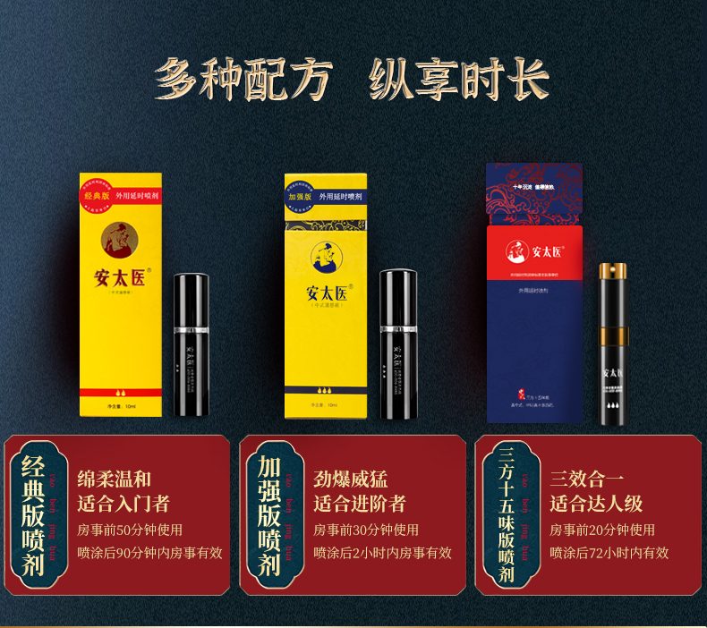 安太医外用延时喷剂（中式三方十五味版）