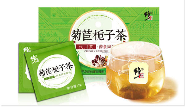 菊苣栀子茶修正