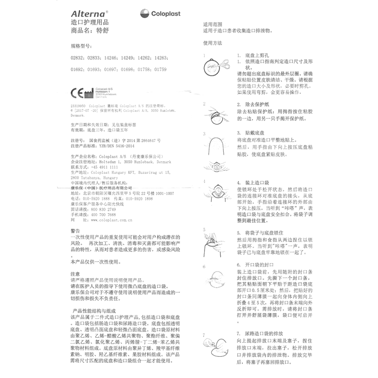 商品说明书