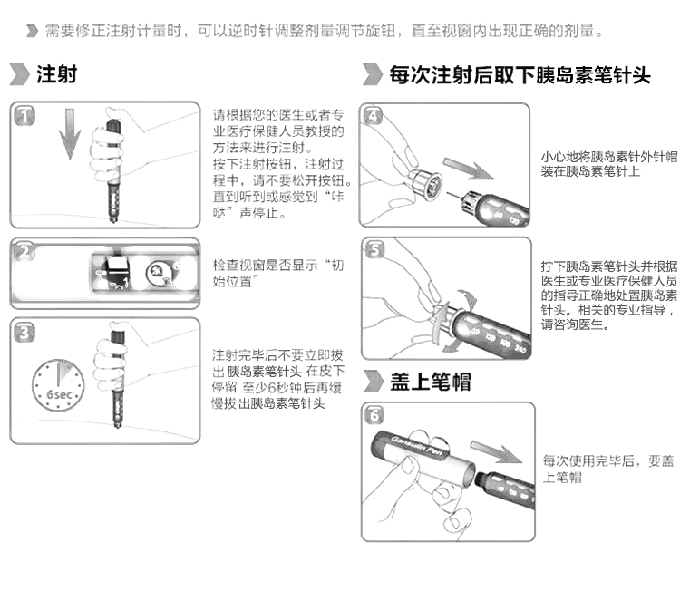 笔式胰岛素注射器东宝舒霖笔