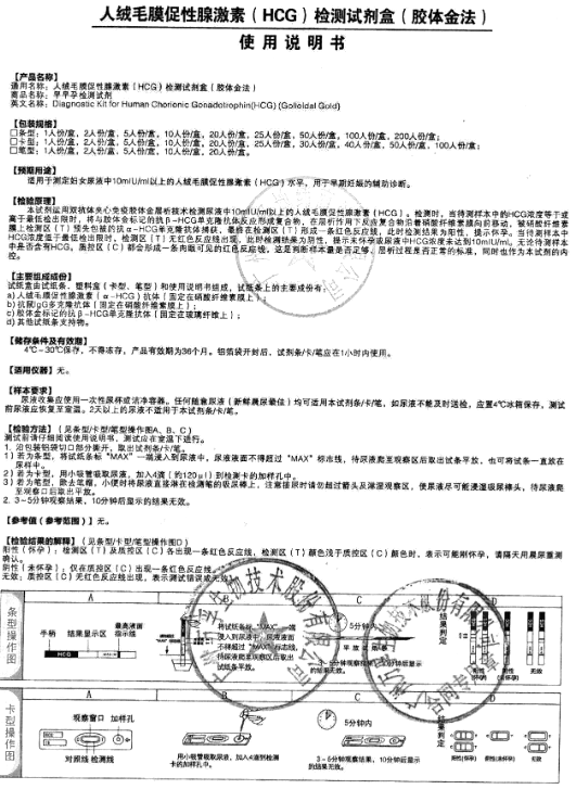 商品说明书