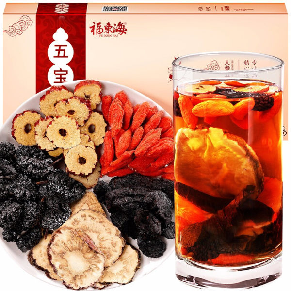 人参五宝茶(福东海)(人参五宝茶)_说明书_作用_效果_价格_健客网
