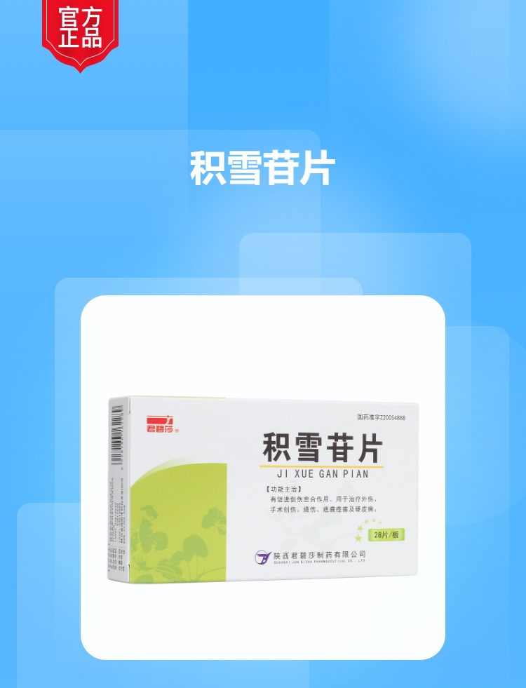 积雪苷片君碧莎