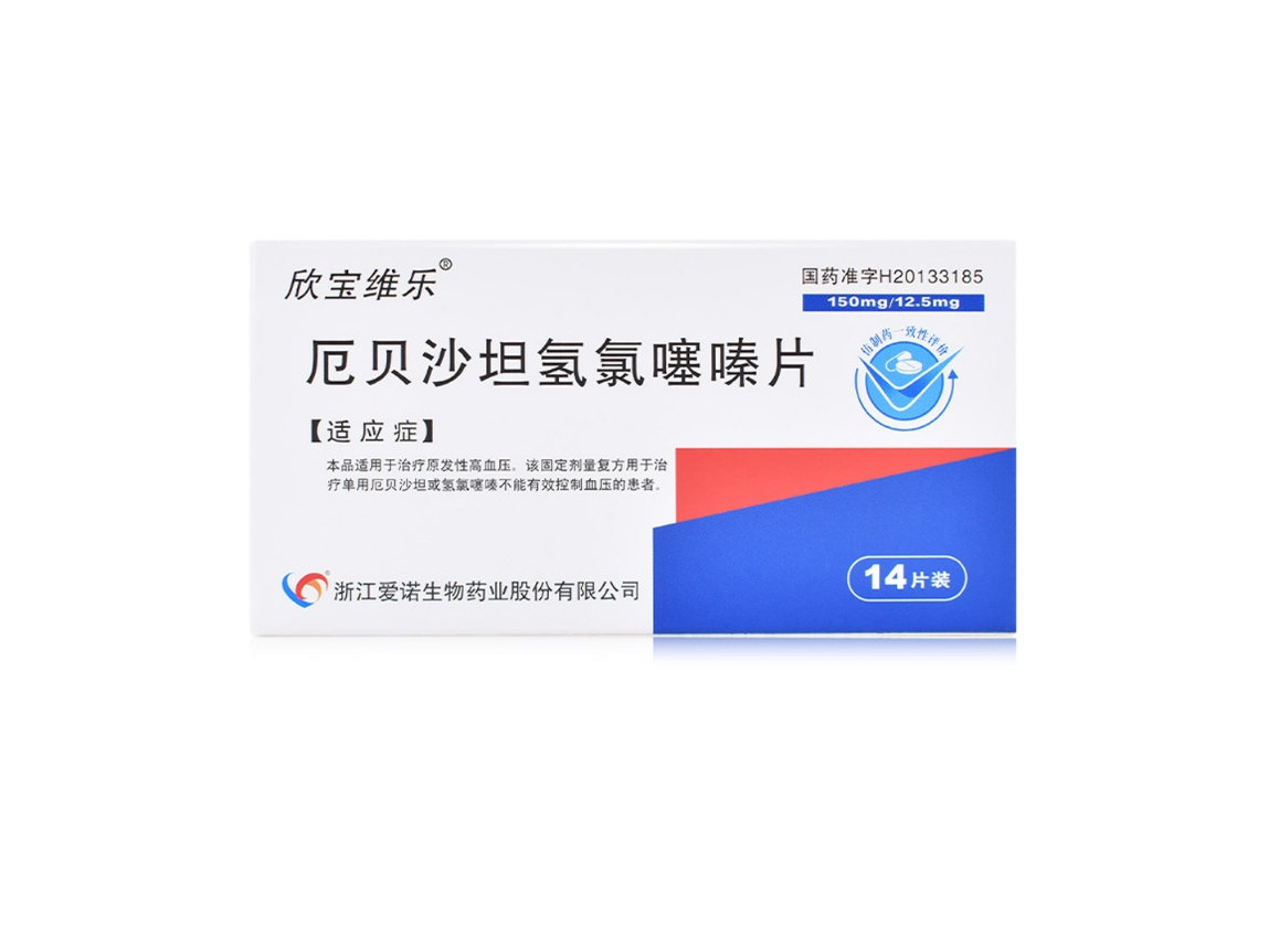 厄贝沙坦氢氯噻嗪片(欣宝维乐)(厄贝沙坦氢氯噻嗪片)
