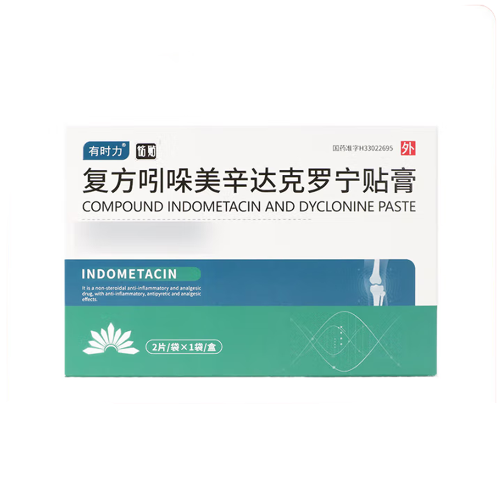 复方吲哚美辛达克罗宁贴膏(有时力)