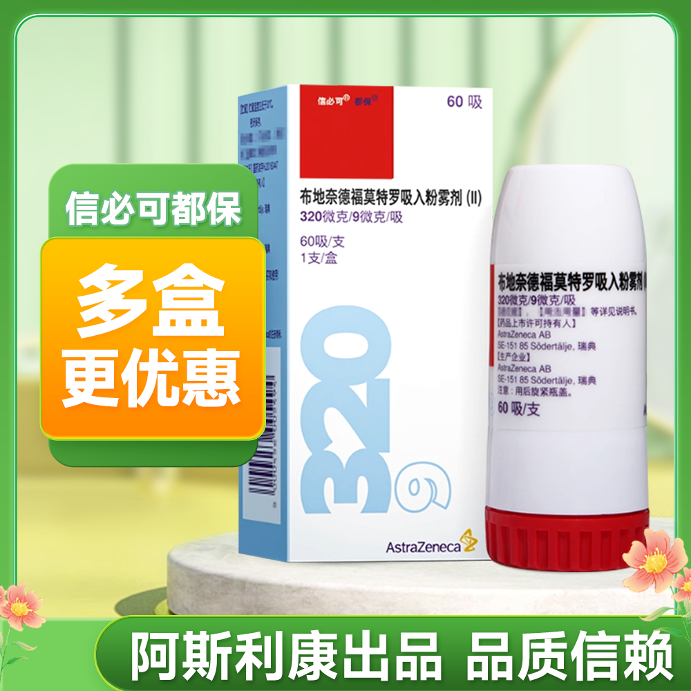 布地奈德福莫特罗吸入粉雾剂(Ⅱ)(信必可都保)