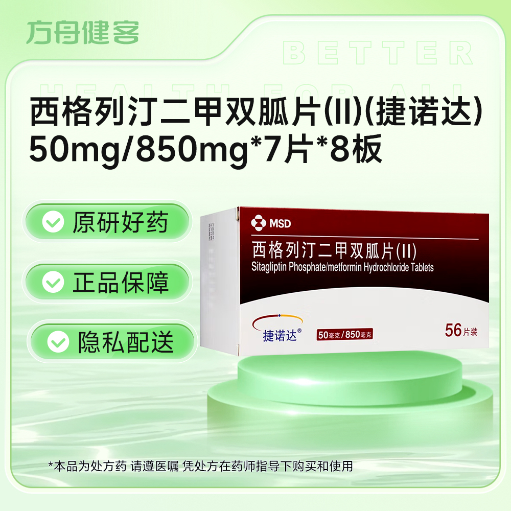 西格列汀二甲双胍片(Ⅱ)(捷诺达)