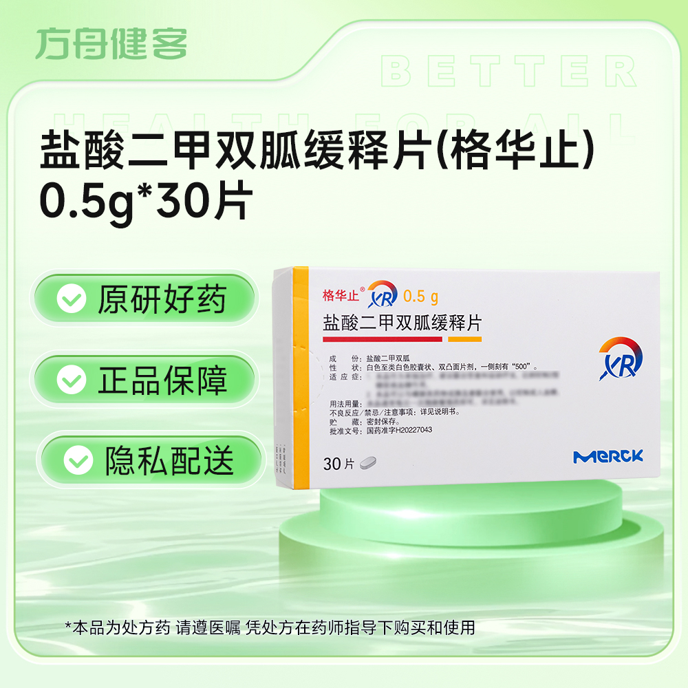 盐酸二甲双胍缓释片(格华止)