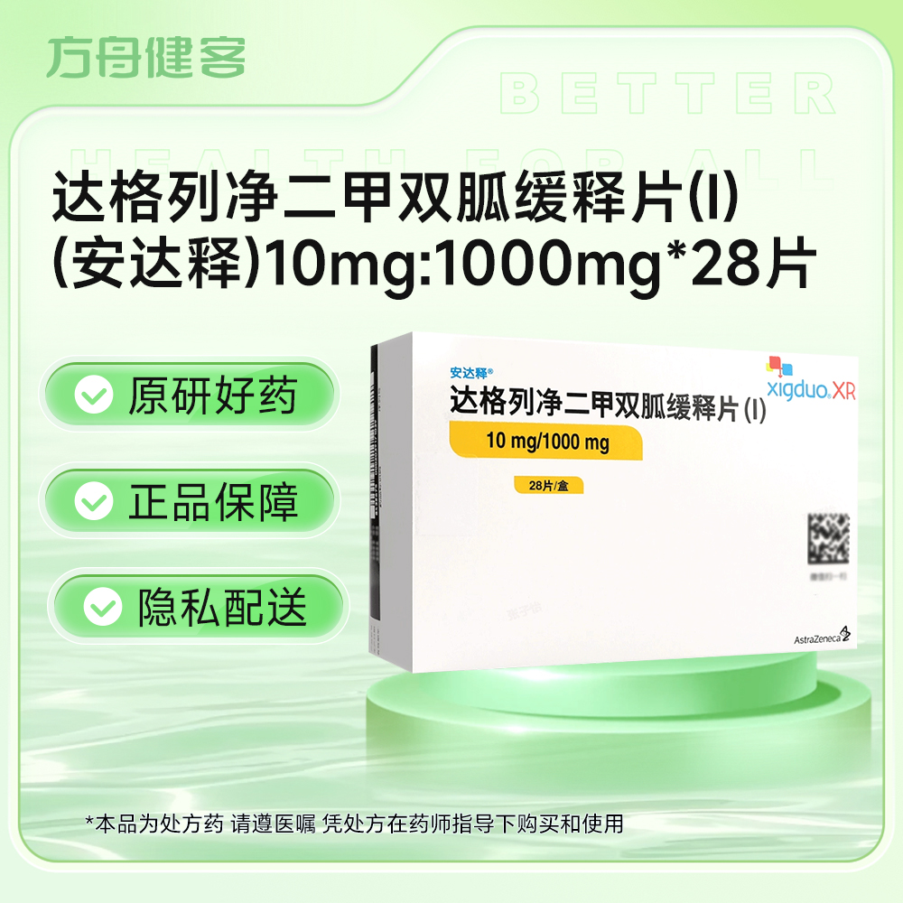 达格列净二甲双胍缓释片（Ⅰ）(安达释)