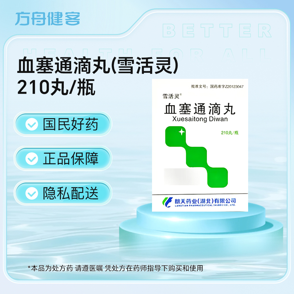 血塞通滴丸(雪活灵)