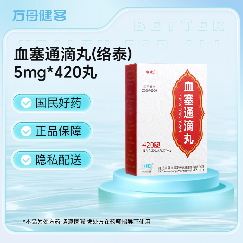 血塞通滴丸(络泰)