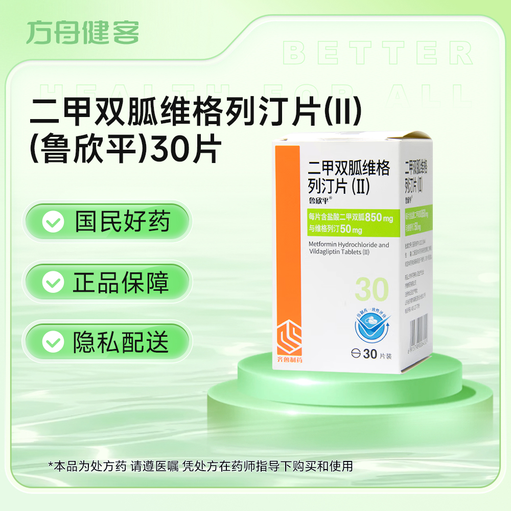 二甲双胍维格列汀片(II)(鲁欣平)
