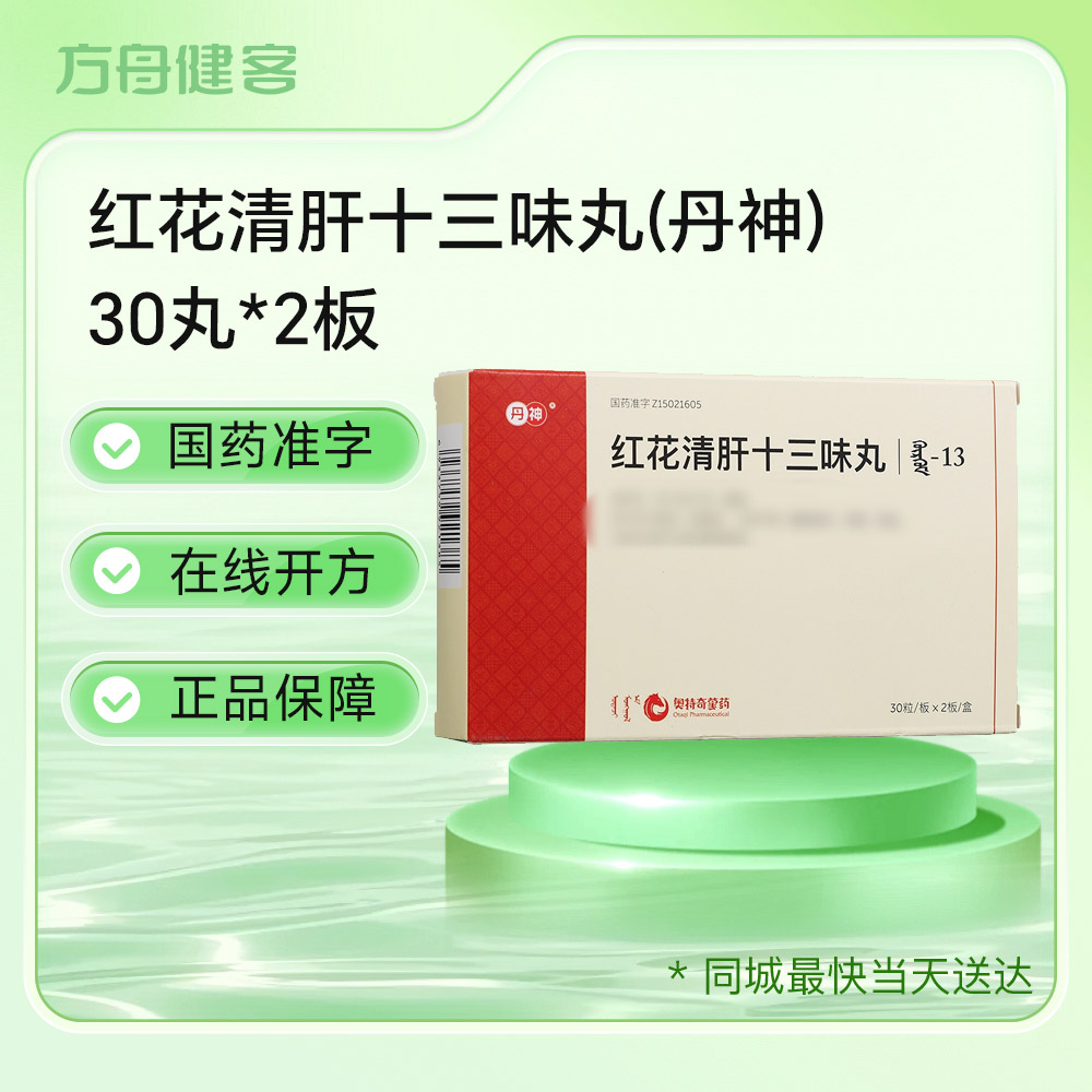 红花清肝十三味丸(丹神)