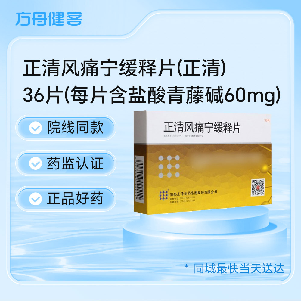 正清风痛宁缓释片(正清)