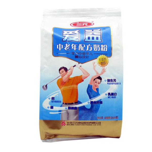 三元爱益中老年配方奶粉