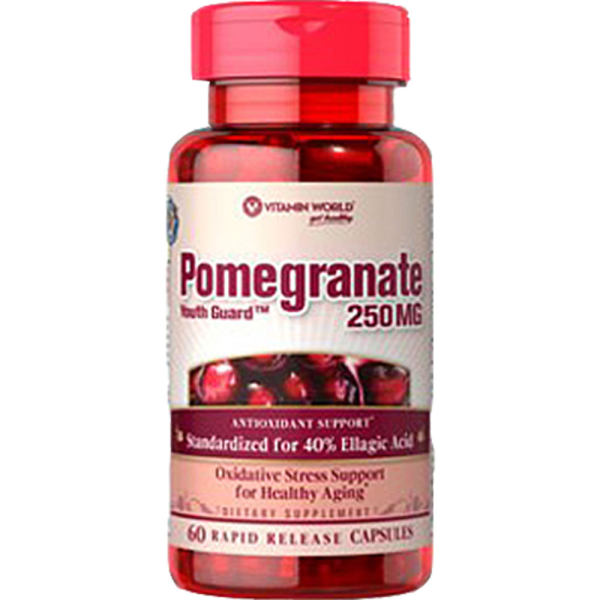 维他命世界vitaminworld红石榴精华胶囊美国原装进口版