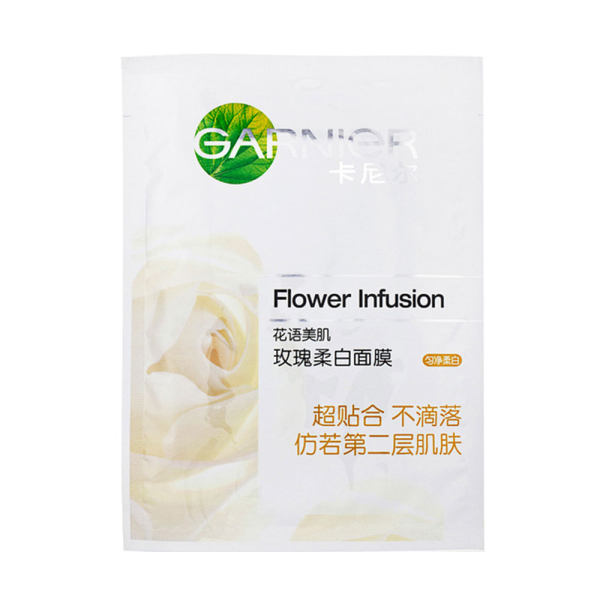 卡尼尔花语美肌玫瑰柔白面膜