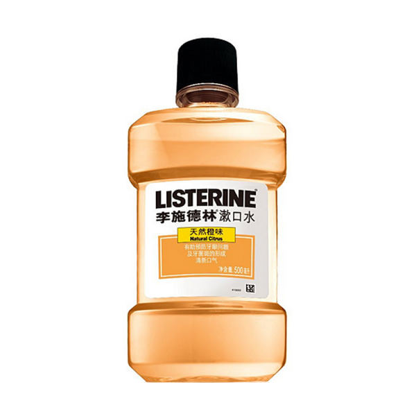 李施德林(listerine)天然橙味漱口水