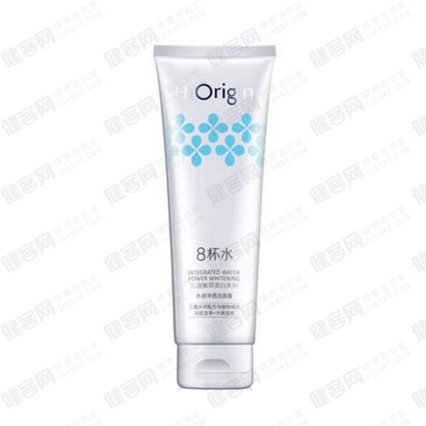 雅丽洁8杯水三源集萃水感透白洁面膏