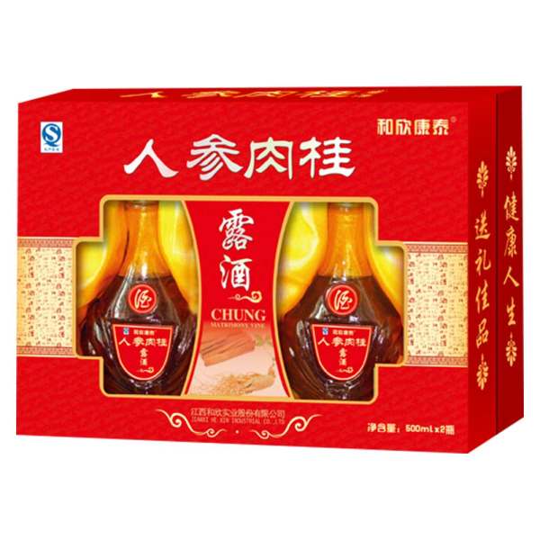 和欣康泰人参肉桂酒