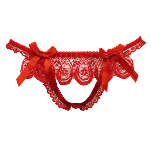 gfm 性感蕾丝花边透视内裤(2047红色)(性感蕾丝花边透视内裤)_说明书_