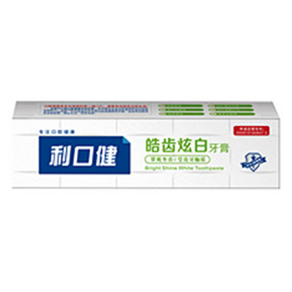 利口健皓齿炫白牙膏