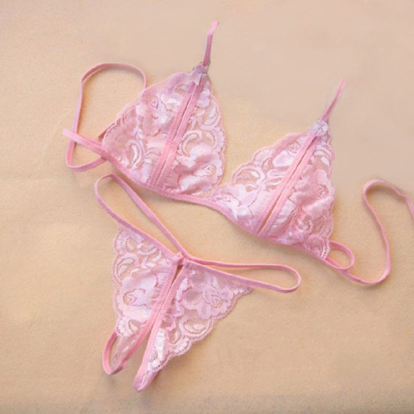 黛沫daimo情趣内衣透视三点性感睡衣ns0077粉色