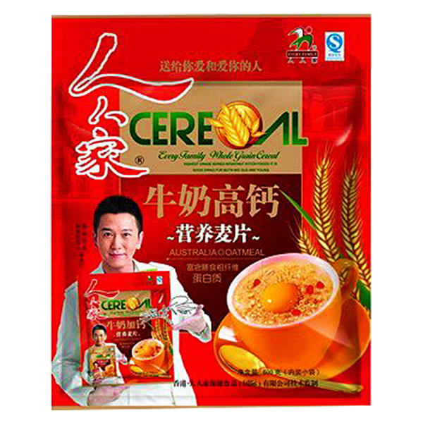 人人家牛奶高钙营养麦片