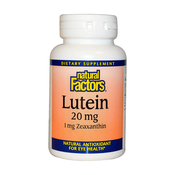 naturalfactors叶黄素软胶囊20毫克120粒