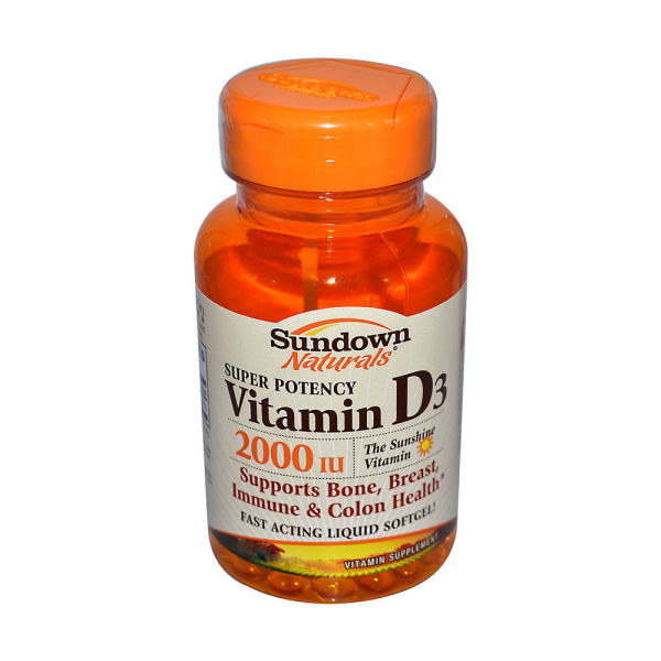 rexall sundown naturals 超效维生素d3软胶囊(180粒装)