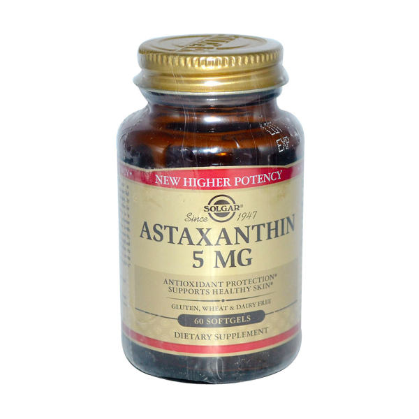 solgar虾青素5mg60粒