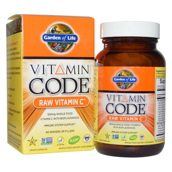 gardenoflife天然维生素c素食胶囊90粒