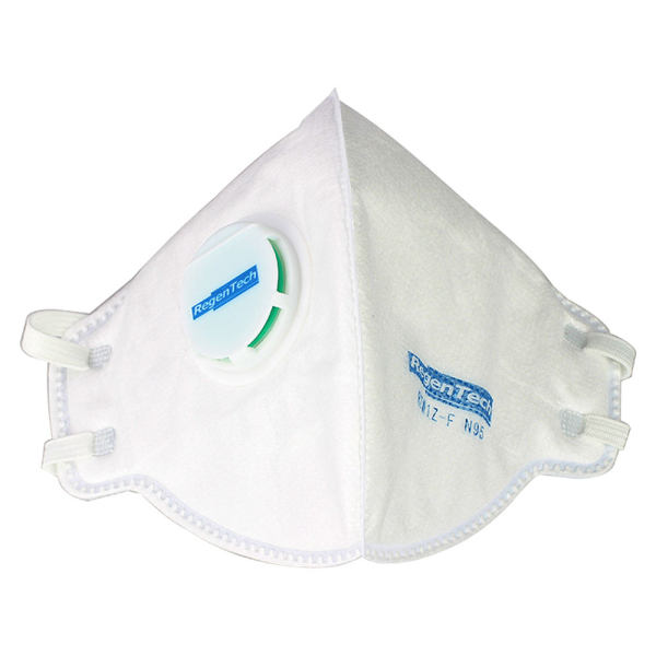 睿金regentech口罩n95白色带阀折叠款rtw1z-f