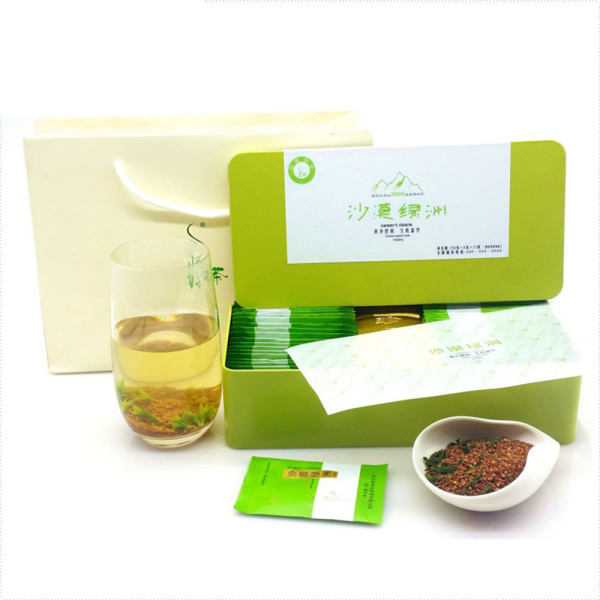 美食地图沙漠绿洲苦荞茶礼盒装206克