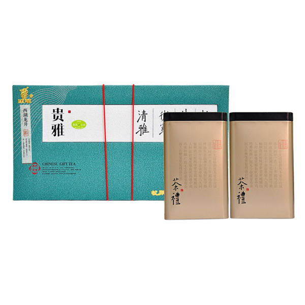 中狮西湖龙井佳品系列特级茶礼盒装600g
