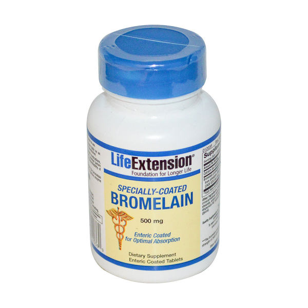 lifeextension特殊涂层菠萝蛋白酶肠溶片120片