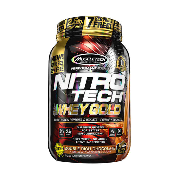 muscletech nitro tech whey gold(浓厚巧克力味 1.13千克)