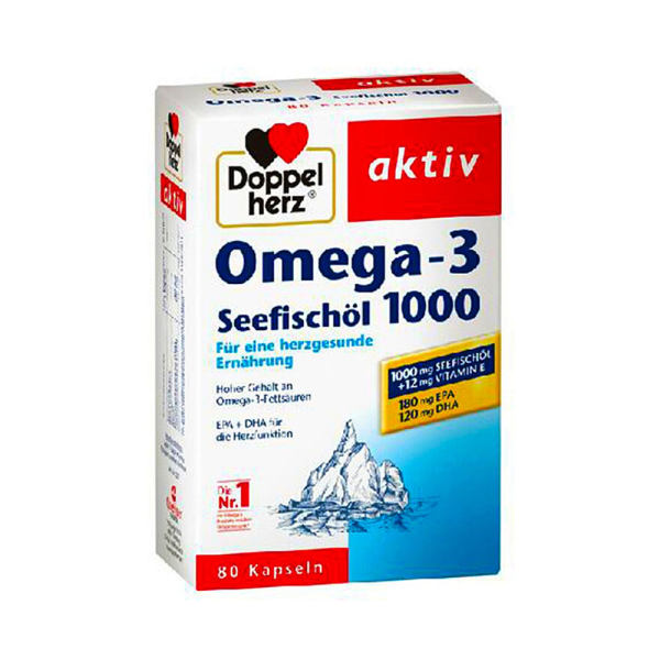 doppelherz深海鱼油胶囊80粒